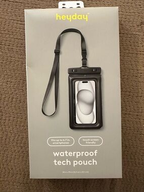 heyday Waterproof Tech Pouch - Black